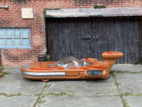 Hot Wheels 2021 Star Wars X-34 Landspeeder copper left-side view