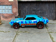 2022 Hot Wheels '67 Camaro Race Team Blue number 67 loose car, left-side view