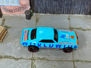 2022 Hot Wheels '67 Camaro Race Team Blue number 67 loose car, top view