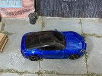 Hot Wheels 2023 Nissan Z dark blue top view
