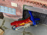 Hot Wheels 2024 HW450F red and blue top view
