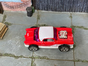 2024 Hot Wheels The Nash red and white multipack-exclusive loose car, top view