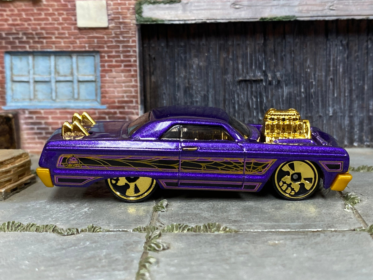 Hot Wheels 2024 Tooned '64 Chevy Impala Halloween right-side view