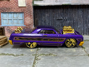 Hot Wheels 2024 Tooned '64 Chevy Impala Halloween right-side view