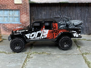 2025 Hot Wheels '20 Jeep Gladiator black HW Dirt number 1130 HYY71 loose truck, left-side view