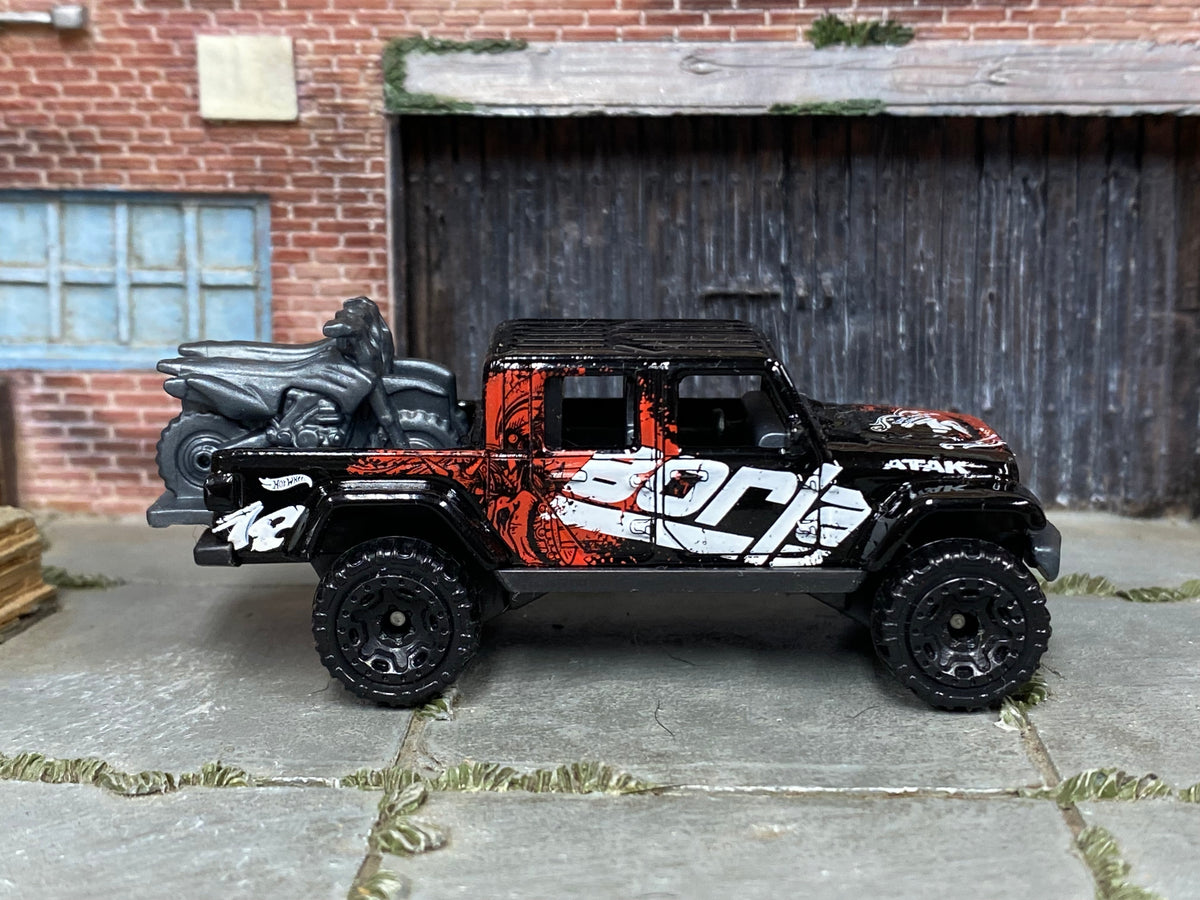 2025 Hot Wheels '20 Jeep Gladiator black HW Dirt number 1130 HYY71 loose truck, right-side view