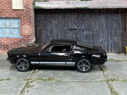 Hot Wheels 2025 '67 Mustang black Muscle Mania right-side view