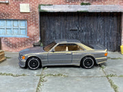 Hot Wheels 2025 '89 Mercedes-Benz 560 SEC AMG pearl slate gray right-side view