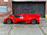Hot Wheels 2025 Cadillac Project GTP Hypercar red right-side view