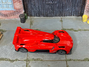 Hot Wheels 2025 Cadillac Project GTP Hypercar red top view