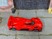 Hot Wheels 2025 Cadillac Project GTP Hypercar red top view
