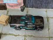 2025 Hot Wheels Draftnator transparent black HYX67 loose truck, top view
