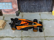 2025 Hot Wheels Formula E Gen3 NEOM McLaren HYY56 loose car, top view