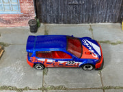 2025 Hot Wheels Honda Civic Custom blue JBB22 loose car, top view