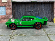 Hot Wheels 2025 King Kuda green Muscle Mania left-side view