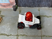 2025 Hot Wheels Skull Shaker white and red JBB73 loose car, top view