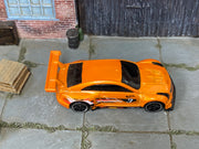 Hot Wheels 2026 '16 Cadillac ATS-V R orange top view