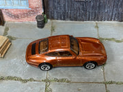 2026 Hot Wheels '96 Porsche Carrera metalflake root beer JJJ59 loose car, top view