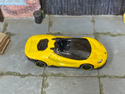 2026 Hot Wheels '16 Lamborghini Centenario Roadster Giallo Orion JJH80 loose car, top view