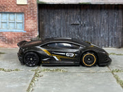 Hot Wheels 2026 LB-Works Lamborghini Huracan Coupe black right-side view