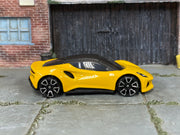 2026 Hot Wheels Lotus Emira Hethel Yellow multipack loose car, right-side view