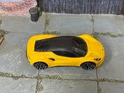 2026 Hot Wheels Lotus Emira Hethel Yellow multipack loose car, top view