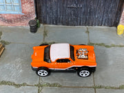 2026 Hot Wheels The Nash orange with white roof loose car, top view
