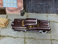 Hot Wheels '59 Bel Air 2004 Whips G7756 whitewall wheel-swap loose car, top view