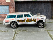 Hot Wheels '64 Nova Wagon Gasser white Family Hauler, right side view