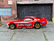 Hot Wheels 2025 '71 Mustang Funny Car red right-side view