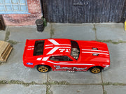 Hot Wheels 2025 '71 Mustang Funny Car red top view