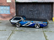Hot Wheels Deora black Riptide Rescue 9 loose car, left side view, without surfboards
