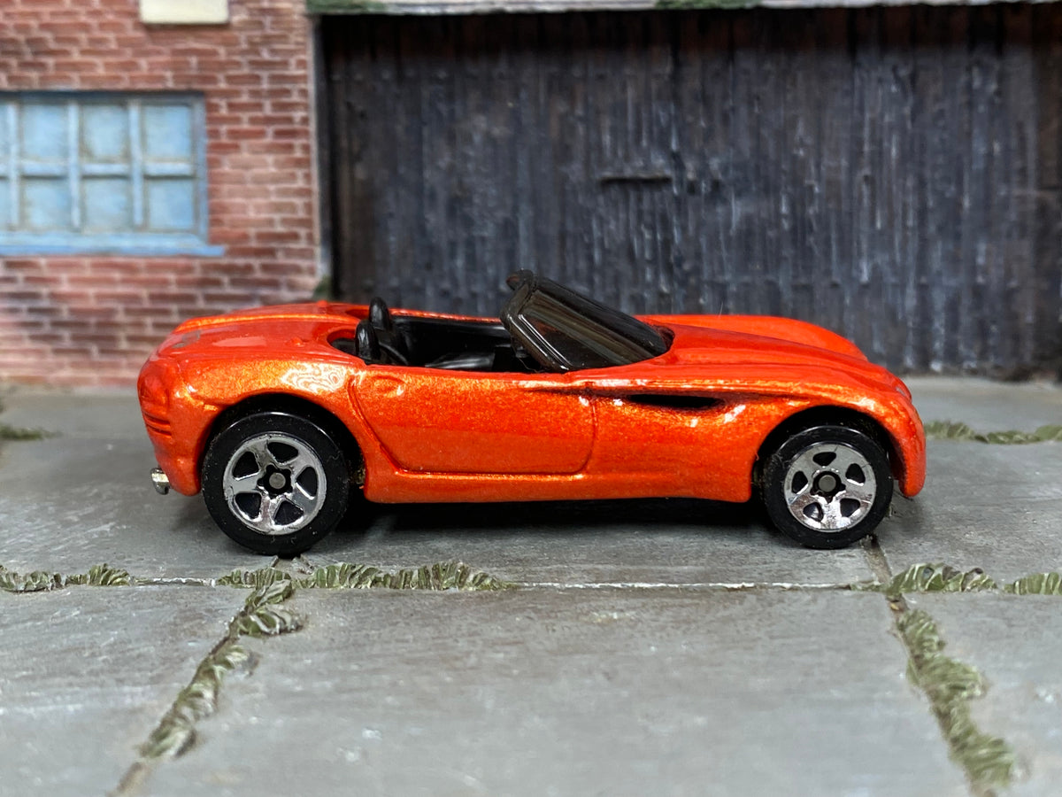 Metallic orange Hot Wheels Dodge Concept Car — right side view