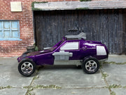 Hot Wheels Enforcer metallic dark purple, left side view