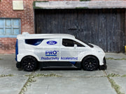Hot Wheels Ford Performance SuperVan 4 white Ford Pro, right side view