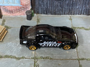Hot Wheels Mazda RX-7 black Police loose car, top view