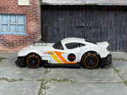 Hot Wheels Muscle and Blown 2026 HW Hot Rods white, left-side view