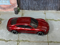 Hot Wheels Porsche Taycan Turbo S — top view