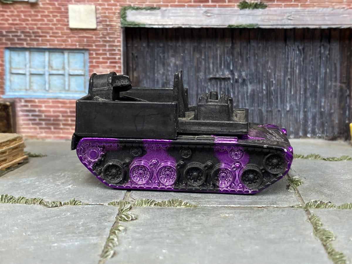Hot Wheels Rocket Shot Night Force black and purple, right-side view