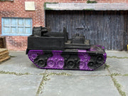 Hot Wheels Rocket Shot Night Force black and purple, right-side view