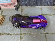 Hot Wheels Sky Dome purple Tokyo 2020 basketball loose car, top view