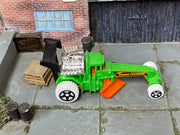 Hot Wheels Street Cleaver green Rapid Plowing, top view