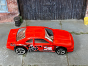 Hot Wheels T-Bird Stocker red On 3 Photography Artie Scott, top view