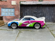 Hot Wheels Toyota MR2 Rally white Midnite Racers 2 loose car, left side view