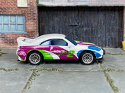 Hot Wheels Toyota MR2 Rally white Midnite Racers 2 loose car, right side view