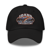 Idaho embroidered dad hat in Black