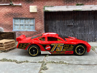 Loose Hot Wheels - Circle Tracker Race Car - Red #75 — view 2