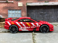 Loose Hot Wheels - 2001 Acura Integra GSR - Red Speed Blur Livery — view 3