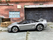 Loose Hot Wheels 1990 Acura NSX Dressed in Silver — view 3