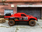 Loose Hot Wheels Toyota Tacoma Off Road 4x4 Baja - Holley 55 Red — view 3